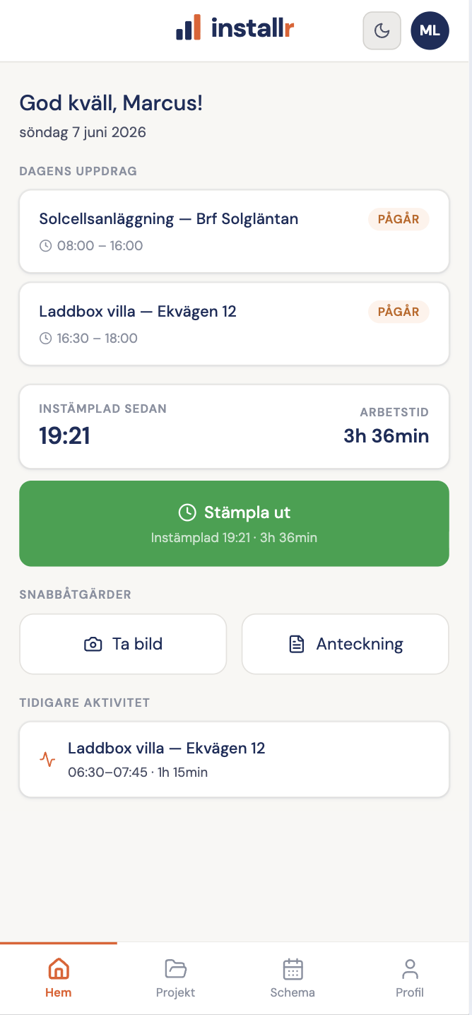 Fältappen i installr